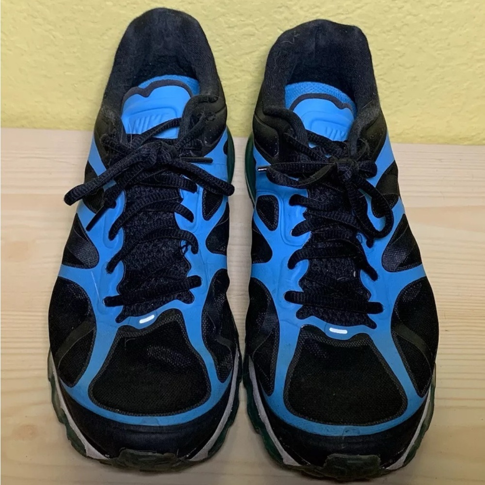 Women's Nike Air Max 2012 Current Blue Athletic Shoes 487679-004 Size 7.5
